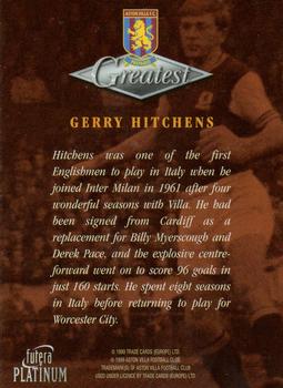 1999 Futera Platinum Aston Villa Greatest #NNO Gerry Hitchens Back