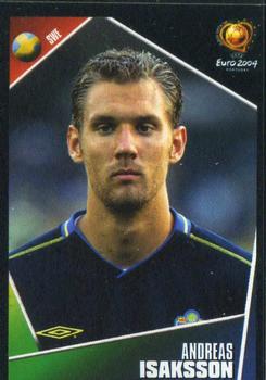 2004 Panini UEFA Euro 2004 Stickers #180 Andreas Isaksson Front