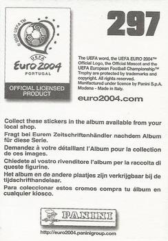 2004 Panini UEFA Euro 2004 Stickers #297 Jens Lehmann Back