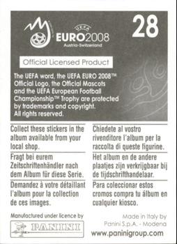 2008 Panini UEFA Euro 2008 Stickers #28 Klagenfurt (puzzle 1) Back