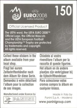2008 Panini UEFA Euro 2008 Stickers #150 Official Mascots Back