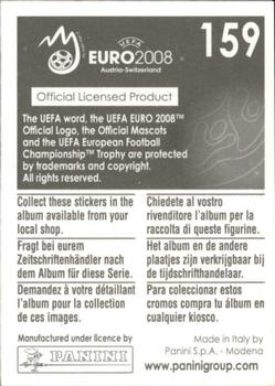 2008 Panini UEFA Euro 2008 Stickers #159 Sebastian Prodl Back