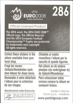 2008 Panini UEFA Euro 2008 Stickers #286 Gianluigi Buffon Back