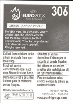 2008 Panini UEFA Euro 2008 Stickers #306 Official Mascots Back