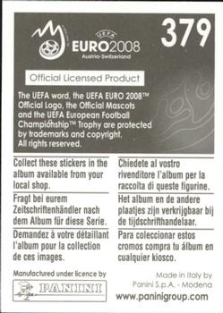 2008 Panini UEFA Euro 2008 Stickers #379 Dimitris Salpingidis Back