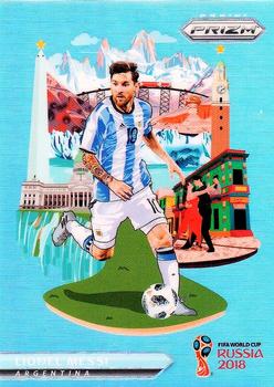 2018 Panini Prizm FIFA World Cup - National Landmarks #NL-2 Lionel Messi Front