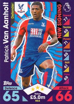 2016-17 Topps Match Attax Premier League Extra - New Signing #NS4 Patrick van Aanholt Front