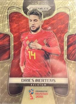 2018 Panini Prizm FIFA World Cup - Gold Power Prizm #14 Dries Mertens Front