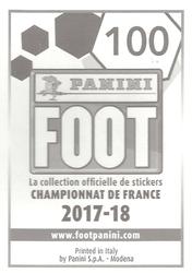 2017-18 Panini FOOT #100 Patrice Garande Back