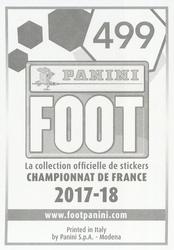 2017-18 Panini FOOT #499 Christophe Hérelle Back