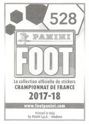 2017-18 Panini FOOT #528 Daniel Congré Back
