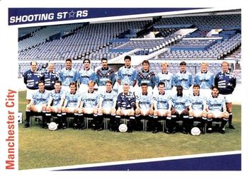 1991-92 Merlin Shooting Stars UK #7 Team Photo and Badge Front