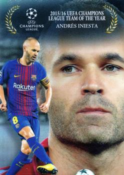 2017-18 Topps Chrome UEFA Champions League - Award Winners #AW-AI Andres Iniesta Front