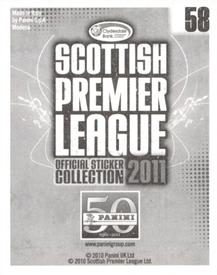 2011 Panini Scottish Premier League Stickers #58 Glenn Loovens Back