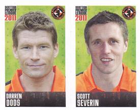 2011 Panini Scottish Premier League Stickers #110 / 112 Scott Severin / Darren Dods Front