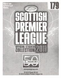 2011 Panini Scottish Premier League Stickers #179 Heart of Midlothian Montage Back