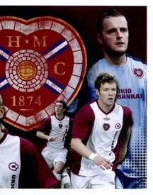 2011 Panini Scottish Premier League Stickers #179 Heart of Midlothian Montage Front