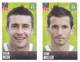 2011 Panini Scottish Premier League Stickers #244 / 246 Liam Miller / Colin Nish Front
