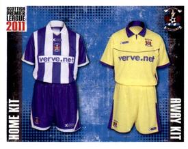 2011 Panini Scottish Premier League Stickers #304 Home and Away Kit Front