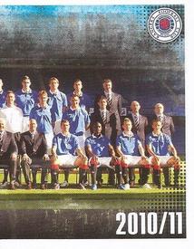 2011 Panini Scottish Premier League Stickers #384 Rangers Team Group Front
