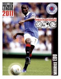 2011 Panini Scottish Premier League Stickers #532 Maurice Edu Front