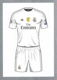 2015-16 Topps UEFA Champions League Stickers #8 Home Kit Front