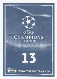 2015-16 Topps UEFA Champions League Stickers #13 Alex Teixeira Back