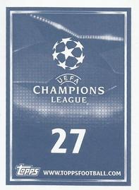 2015-16 Topps UEFA Champions League Stickers #27 Javier Pastore Back