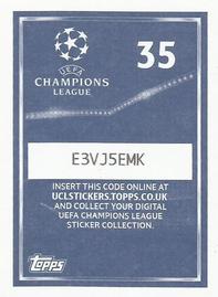 2015-16 Topps UEFA Champions League Stickers #35 Sergio Ramos Back