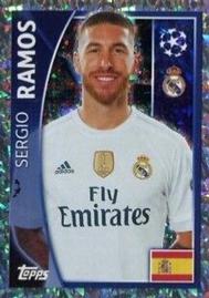 2015-16 Topps UEFA Champions League Stickers #35 Sergio Ramos Front