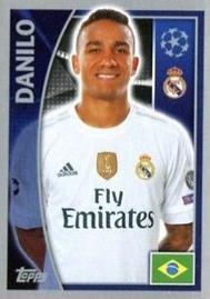 2015-16 Topps UEFA Champions League Stickers #37 Danilo Front