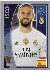 2015-16 Topps UEFA Champions League Stickers #40 Isco Front