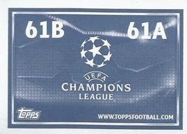 2015-16 Topps UEFA Champions League Stickers #61 Fred / Olexandr Gladkiy Back