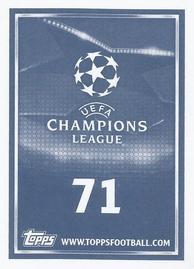 2015-16 Topps UEFA Champions League Stickers #71 Vladimir Rodic Back