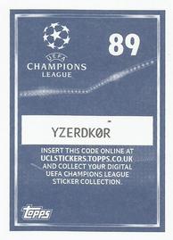 2015-16 Topps UEFA Champions League Stickers #89 Club Logo Back