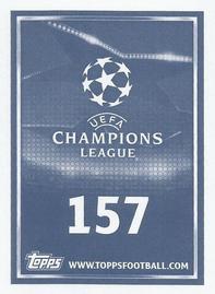 2015-16 Topps UEFA Champions League Stickers #157 Wesley Sneijder Back
