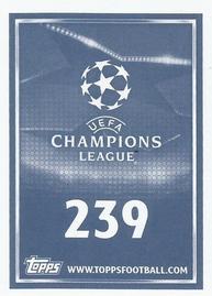 2015-16 Topps UEFA Champions League Stickers #239 Andrea Barzagli Back