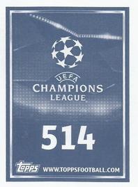 2015-16 Topps UEFA Champions League Stickers #514 Laurent Depoitre Back