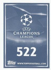 2015-16 Topps UEFA Champions League Stickers #522 Yuri Lodygin Back