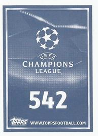 2015-16 Topps UEFA Champions League Stickers #542 Renato Neto Back