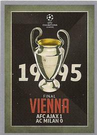 2015-16 Topps UEFA Champions League Stickers #587 UEFA Champions League Final 1994-95 Front