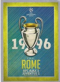 2015-16 Topps UEFA Champions League Stickers #588 UEFA Champions League Final 1995-96 Front