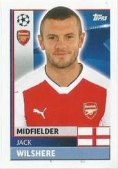 2016-17 Topps UEFA Champions League Stickers #ARL12 Jack Wilshere Front