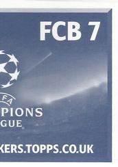 2016-17 Topps UEFA Champions League Stickers #FCB7 Lucas Digne Back