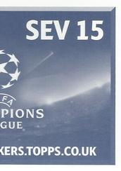 2016-17 Topps UEFA Champions League Stickers #SEV15 Franco Vázquez Back