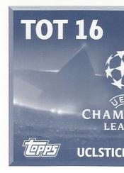 2016-17 Topps UEFA Champions League Stickers #TOT16 Nacer Chadli Back