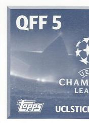 2016-17 Topps UEFA Champions League Stickers #QFF5 Natanael Back