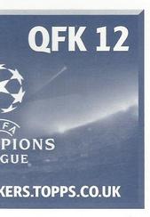 2016-17 Topps UEFA Champions League Stickers #QFK12 Moussa Doumbia Back