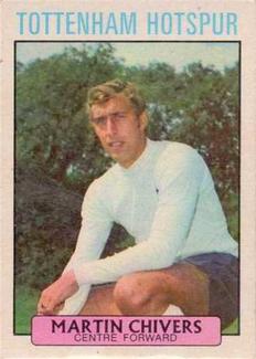 1971-72 A&BC Gum English Footballers (Purple Backs) #20 Martin Chivers Front