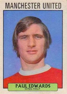 1971-72 A&BC Gum English Footballers (Purple Backs) #52 Paul Edwards Front